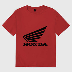 Футболка оверсайз мужская Honda Motor, цвет: красный