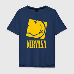Мужская футболка оверсайз Nirvana Cube