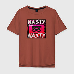 Футболка оверсайз мужская The Prodigy: Nasty, цвет: кирпичный