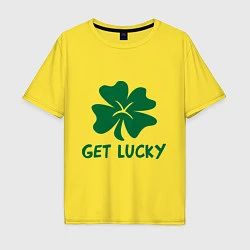 Мужская футболка оверсайз Get lucky