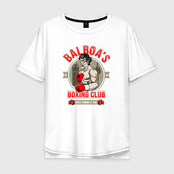 Футболка оверсайз мужская Balboa's Boxing Club, цвет: белый