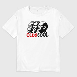 Футболка оверсайз мужская Oldscool USSR, цвет: белый