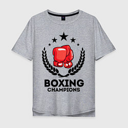 Мужская футболка оверсайз Boxing Champions