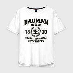 Мужская футболка оверсайз BAUMAN University