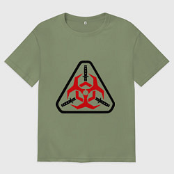 Мужская футболка оверсайз Двенадцать обезьян