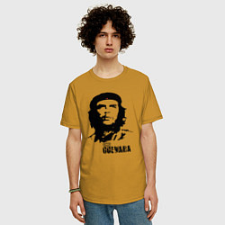 Футболка оверсайз мужская Эрнесто Че Гевара, цвет: горчичный — фото 2