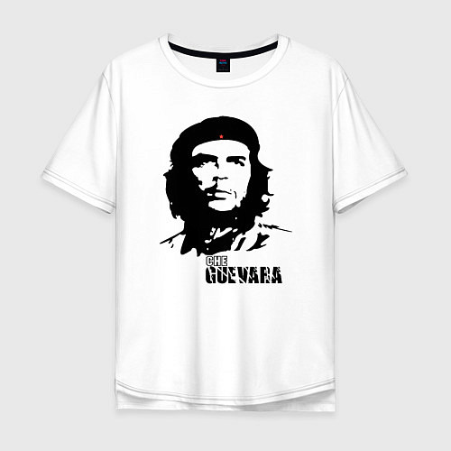 Мужская футболка оверсайз Эрнесто Че Гевара / Белый – фото 1