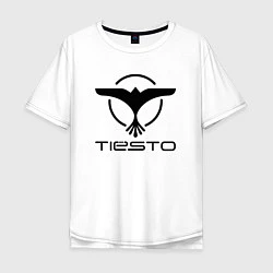 Футболка оверсайз мужская Tiesto, цвет: белый