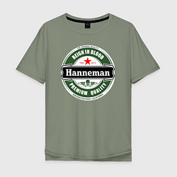 Мужская футболка оверсайз Hanneman