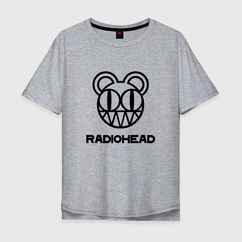 Мужская футболка оверсайз Radiohead / Меланж – фото 1