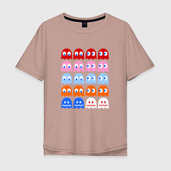 Мужская футболка оверсайз Pac-Man Monsters
