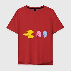 Мужская футболка оверсайз Pac-Man: Fast Eat