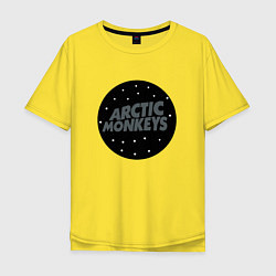 Футболка оверсайз мужская Arctic Monkeys: Black, цвет: желтый