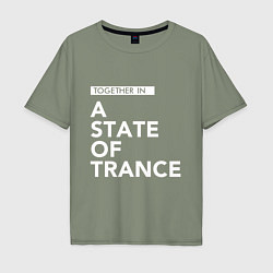 Мужская футболка оверсайз Together in A State of Trance