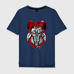 Мужская футболка оверсайз Slipknot Goat