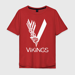 Мужская футболка оверсайз Vikings