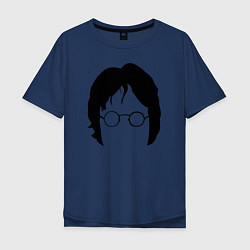Мужская футболка оверсайз John Lennon: Minimalism