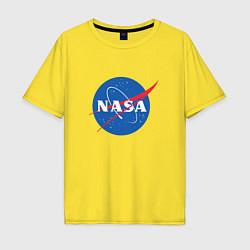 Мужская футболка оверсайз NASA: Logo