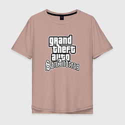 Мужская футболка оверсайз GTA San Andreas
