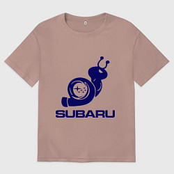 Мужская футболка оверсайз Subaru