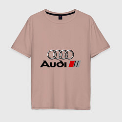 Мужская футболка оверсайз Audi