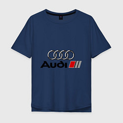 Мужская футболка оверсайз Audi