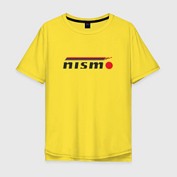 Футболка оверсайз мужская Nismo, цвет: желтый