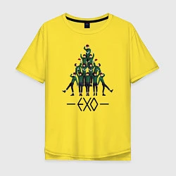 Мужская футболка оверсайз EXO Band