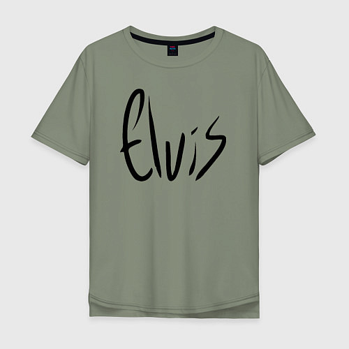 Мужская футболка оверсайз Elvis / Авокадо – фото 1