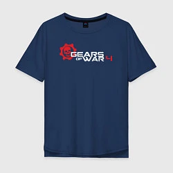 Мужская футболка оверсайз Gears of War 4