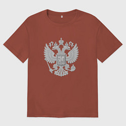 Мужская футболка оверсайз Герб России