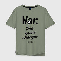 Мужская футболка оверсайз War never changes