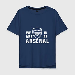 Мужская футболка оверсайз We are Arsenal 1886
