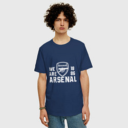 Футболка оверсайз мужская We are Arsenal 1886, цвет: тёмно-синий — фото 2