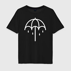 Футболка оверсайз мужская BMTH Symbol, цвет: черный