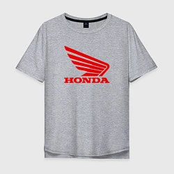 Мужская футболка оверсайз Honda Red