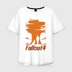 Мужская футболка оверсайз Fallout 4: Atomic Bomb