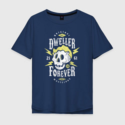 Футболка оверсайз мужская Dweller Forever, цвет: тёмно-синий