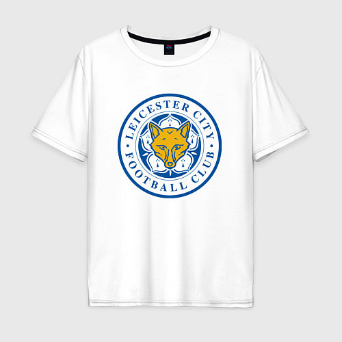 Мужская футболка оверсайз Leicester City FC / Белый – фото 1