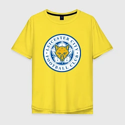 Футболка оверсайз мужская Leicester City FC, цвет: желтый