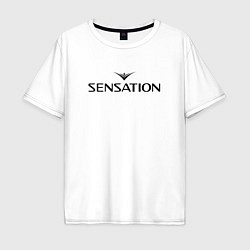 Мужская футболка оверсайз Sensation