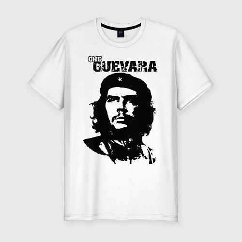 Мужская slim-футболка Che Guevara / Белый – фото 1