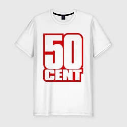 Мужская slim-футболка 50 cent