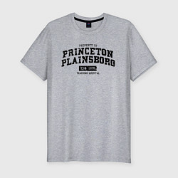 Футболка slim-fit Princeton Plainsboro, цвет: меланж