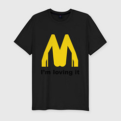 Футболка slim-fit Im Lovin It, цвет: черный