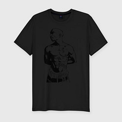 Футболка slim-fit 2pac, цвет: черный