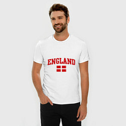 Футболка slim-fit England Football, цвет: белый — фото 2