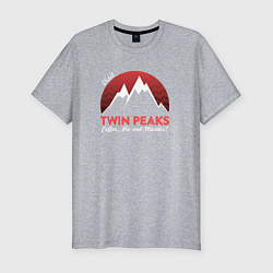 Футболка slim-fit Twin Peaks: Pie & Murder, цвет: меланж