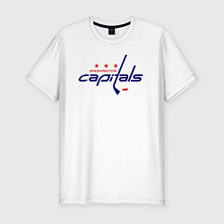 Футболка slim-fit Washington Capitals, цвет: белый