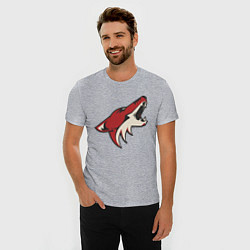 Футболка slim-fit Phoenix Coyotes, цвет: меланж — фото 2